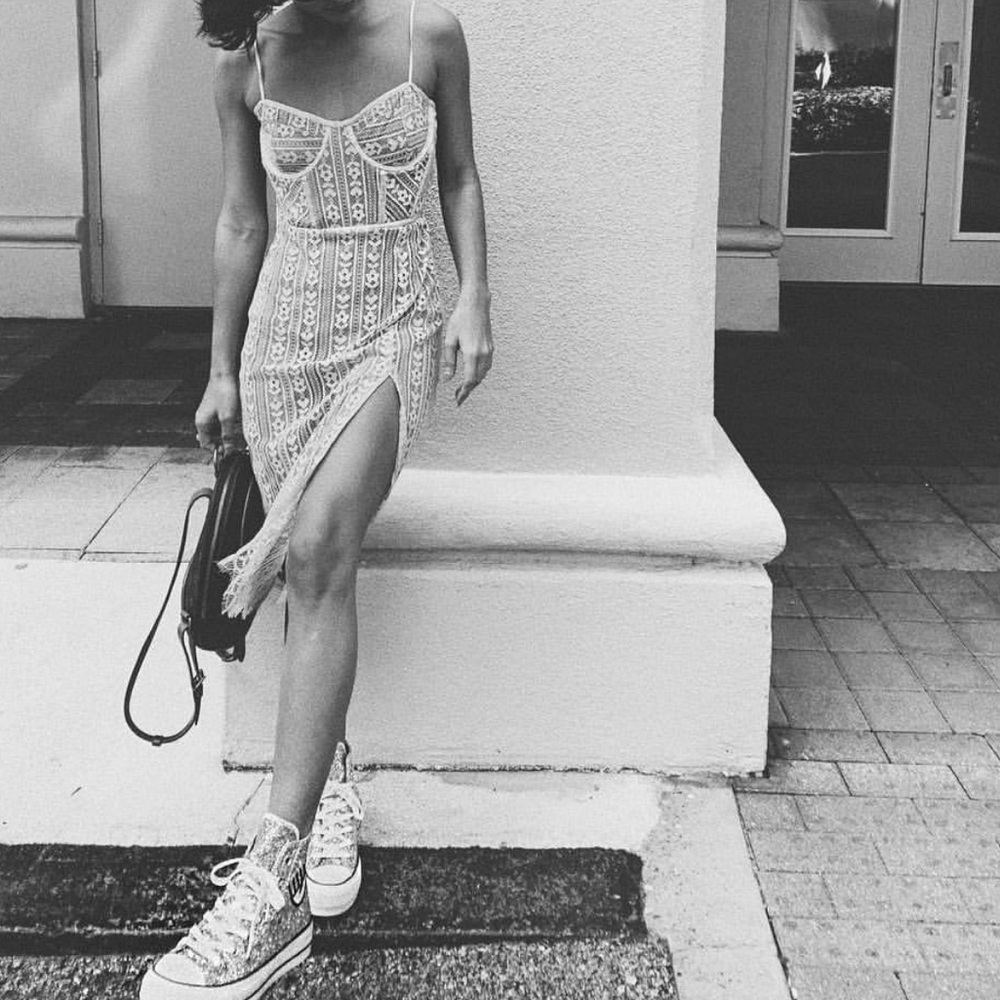 For Love and Lemons lace dress
